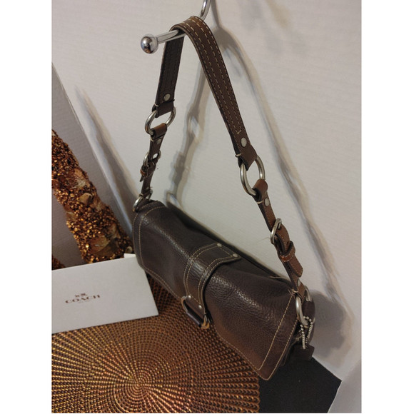 Coach Chelsea Leather Shoulder Bag F1089 - Picture 2 of 8